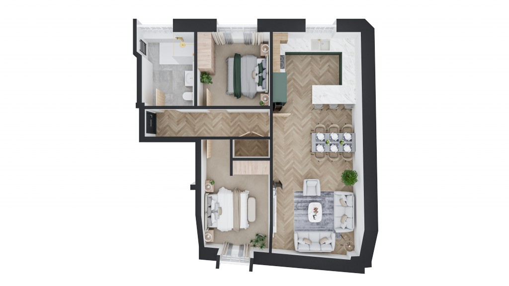 Floorplans For The Courtyard, West Street, Farnham,