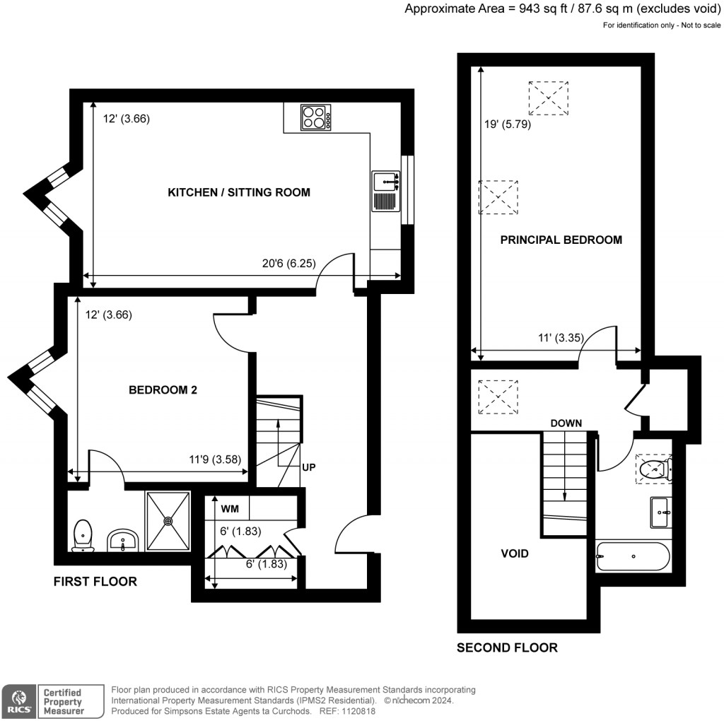 Floorplans For Queens Road, Weybridge, Surrey