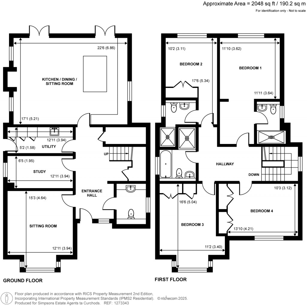 Floorplans For Old Woking Road, Woking