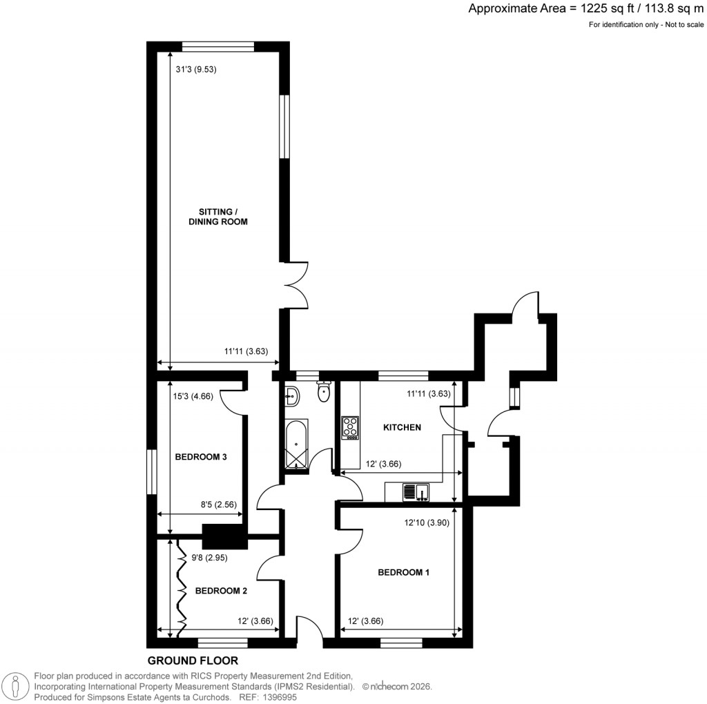Floorplans For Normandy, Guildford, Surrey