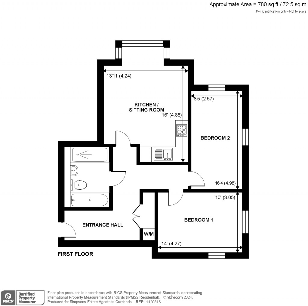 Floorplans For Queens Road, Weybridge, Surrey