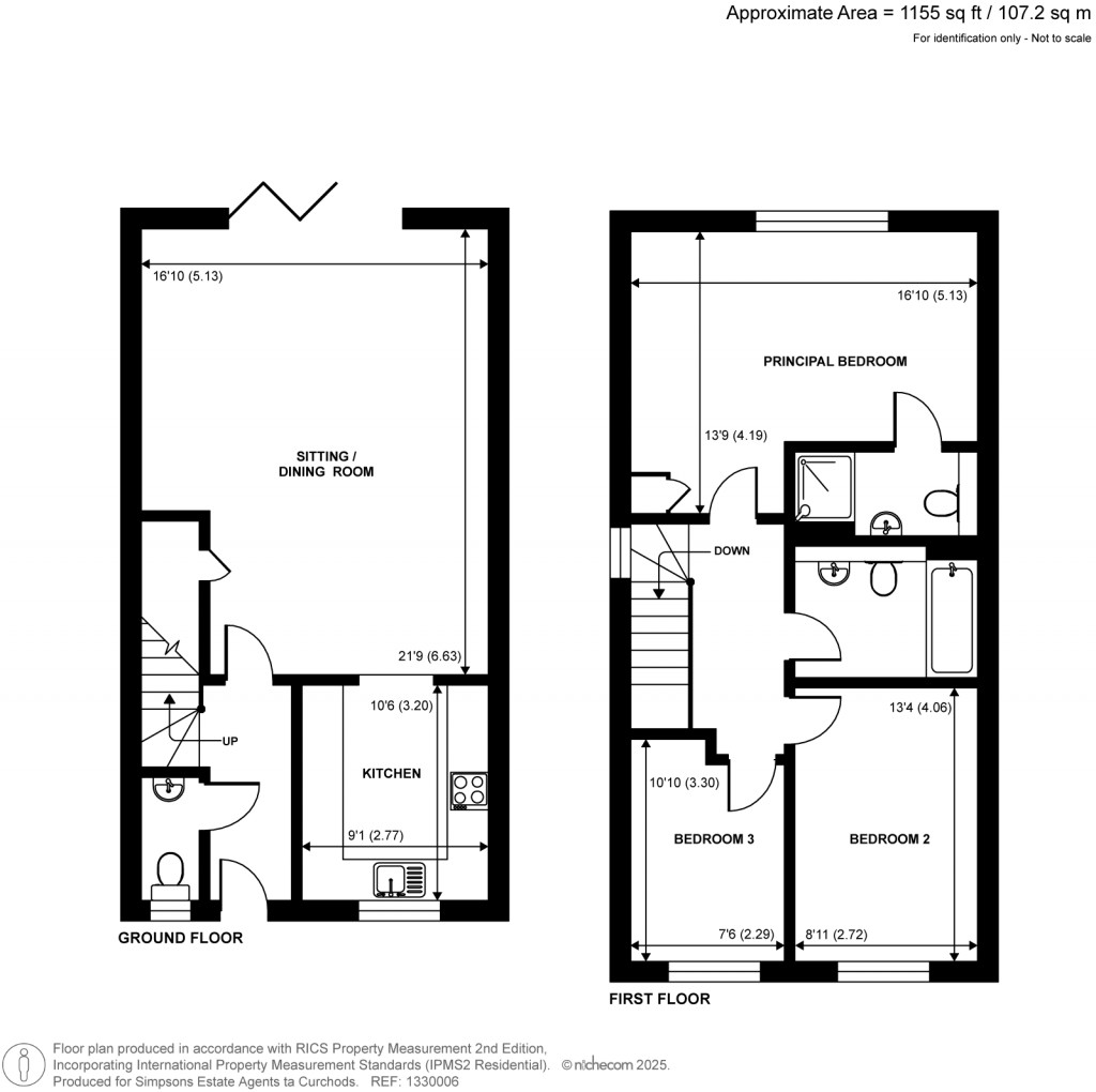 Floorplans For Tollgate Road, Dorking, Surrey