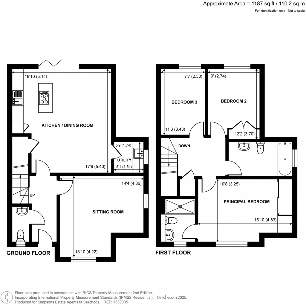 Floorplans For Tollgate Road, Dorking, Surrey