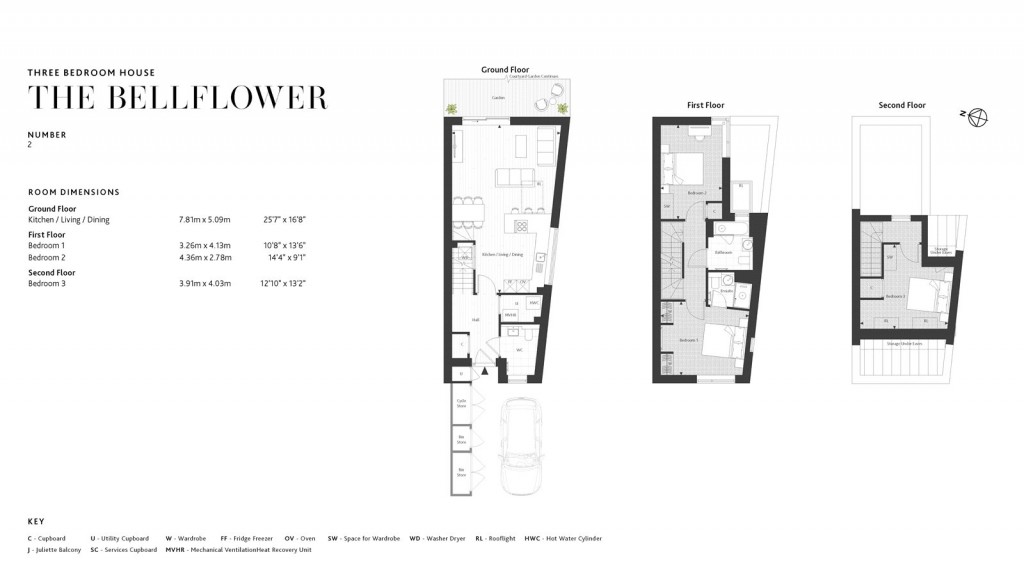 Floorplans For Twickenham Green, Twickenham