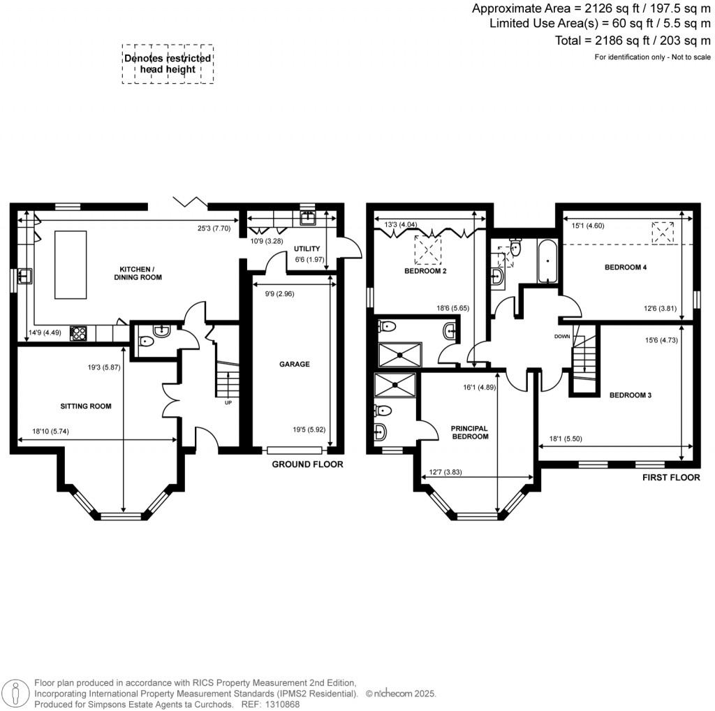 Floorplans For Leatherhead Road, Great Bookham, Surrey