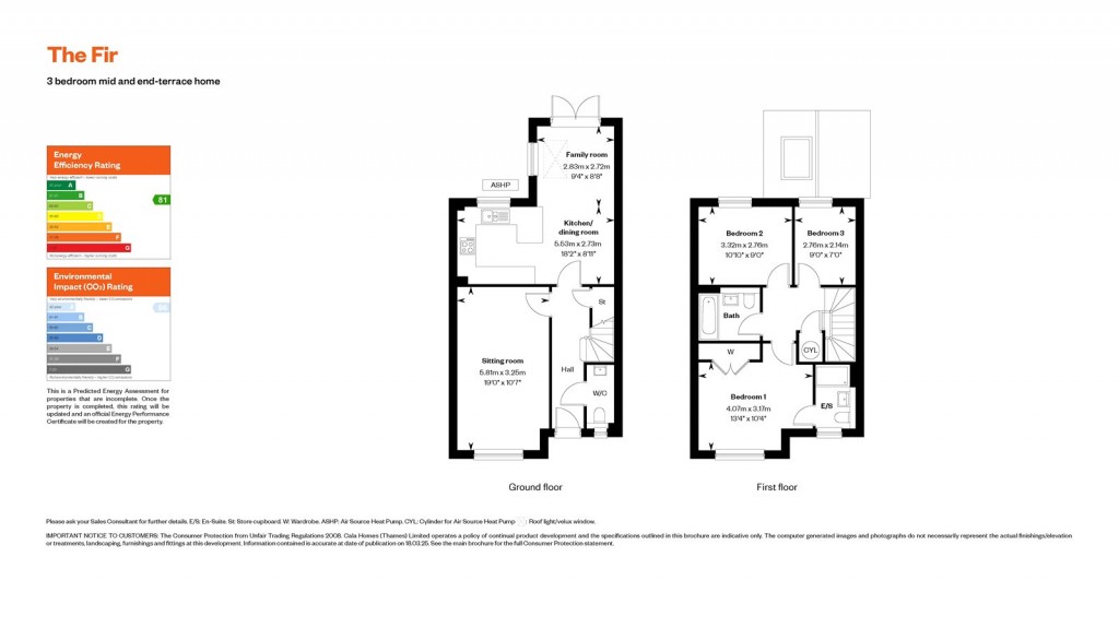 Floorplans For Stapleton Close, Egham