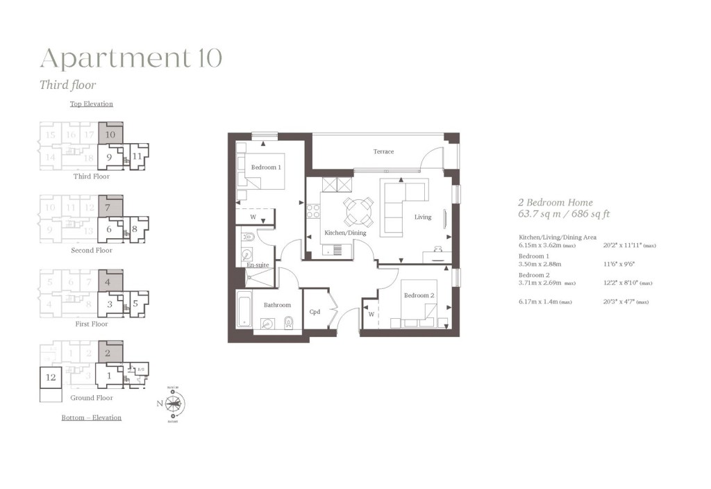 Floorplans For Littleworth Road, 2 Littleworth Road, Esher