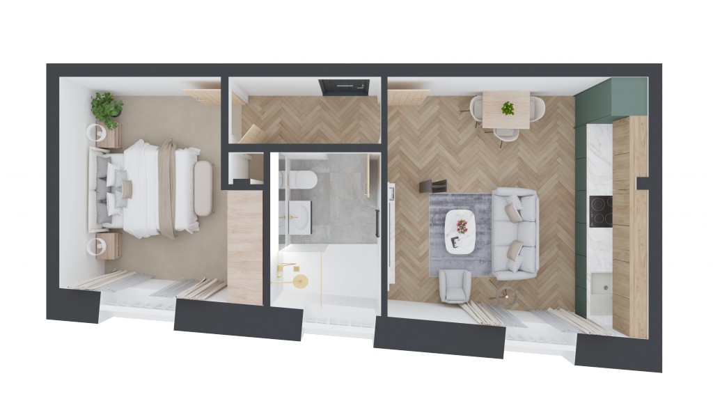 Floorplans For The Courtyard, Farnham, Surrey