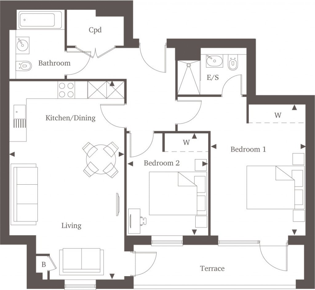 Floorplans For Littleworth Road, 2 Littleworth Road, Esher