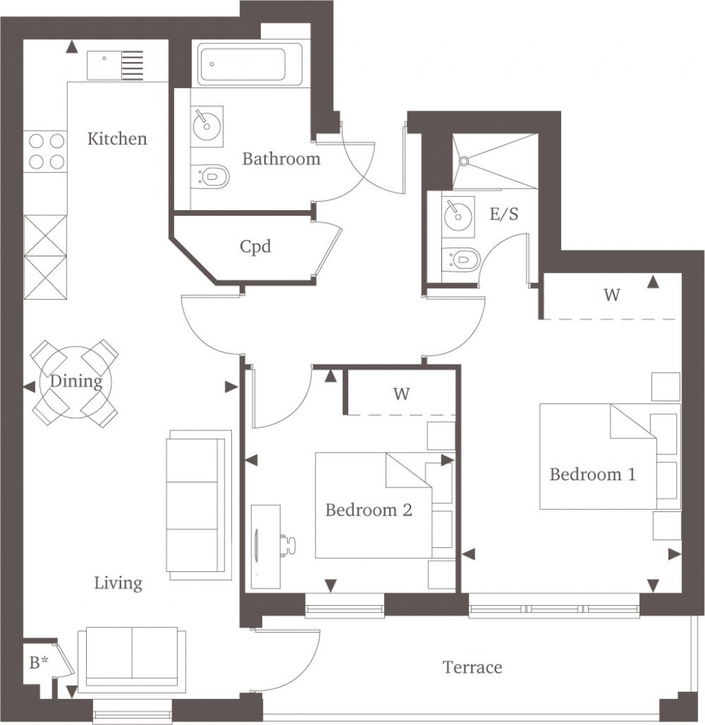 Floorplans For Littleworth Road, 2 Littleworth Road, Esher