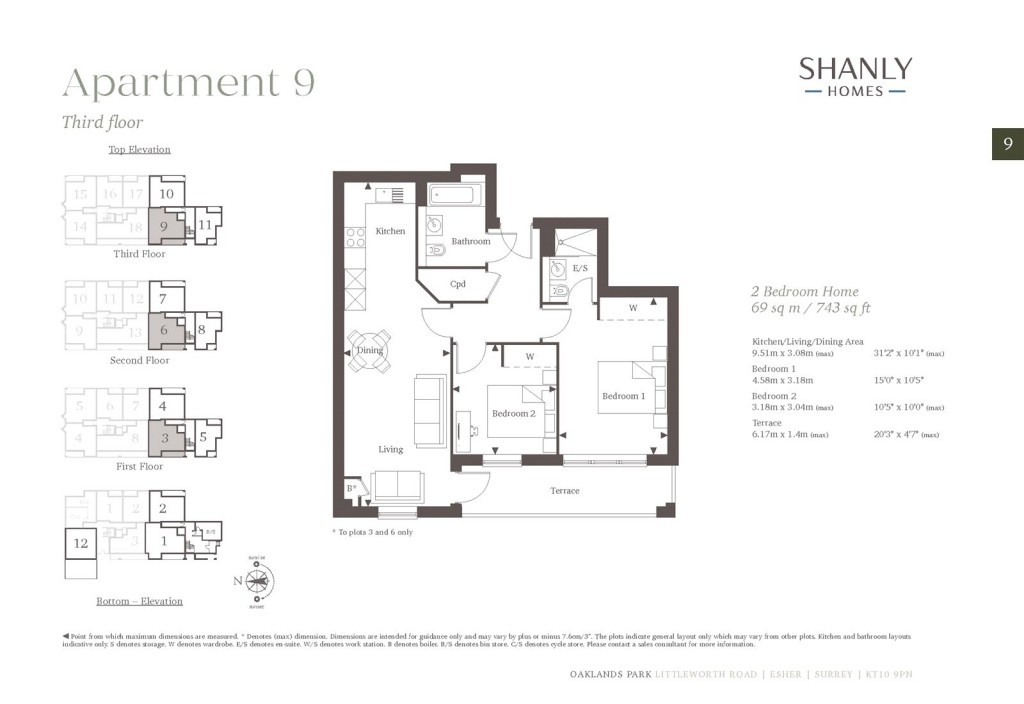 Floorplans For Littleworth Road, Esher, Surrey