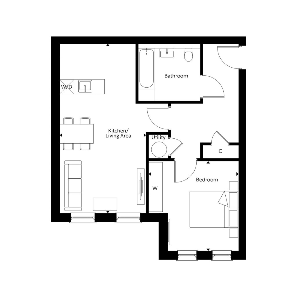 Floorplans For Oatlands Drive, Weybridge, Surrey