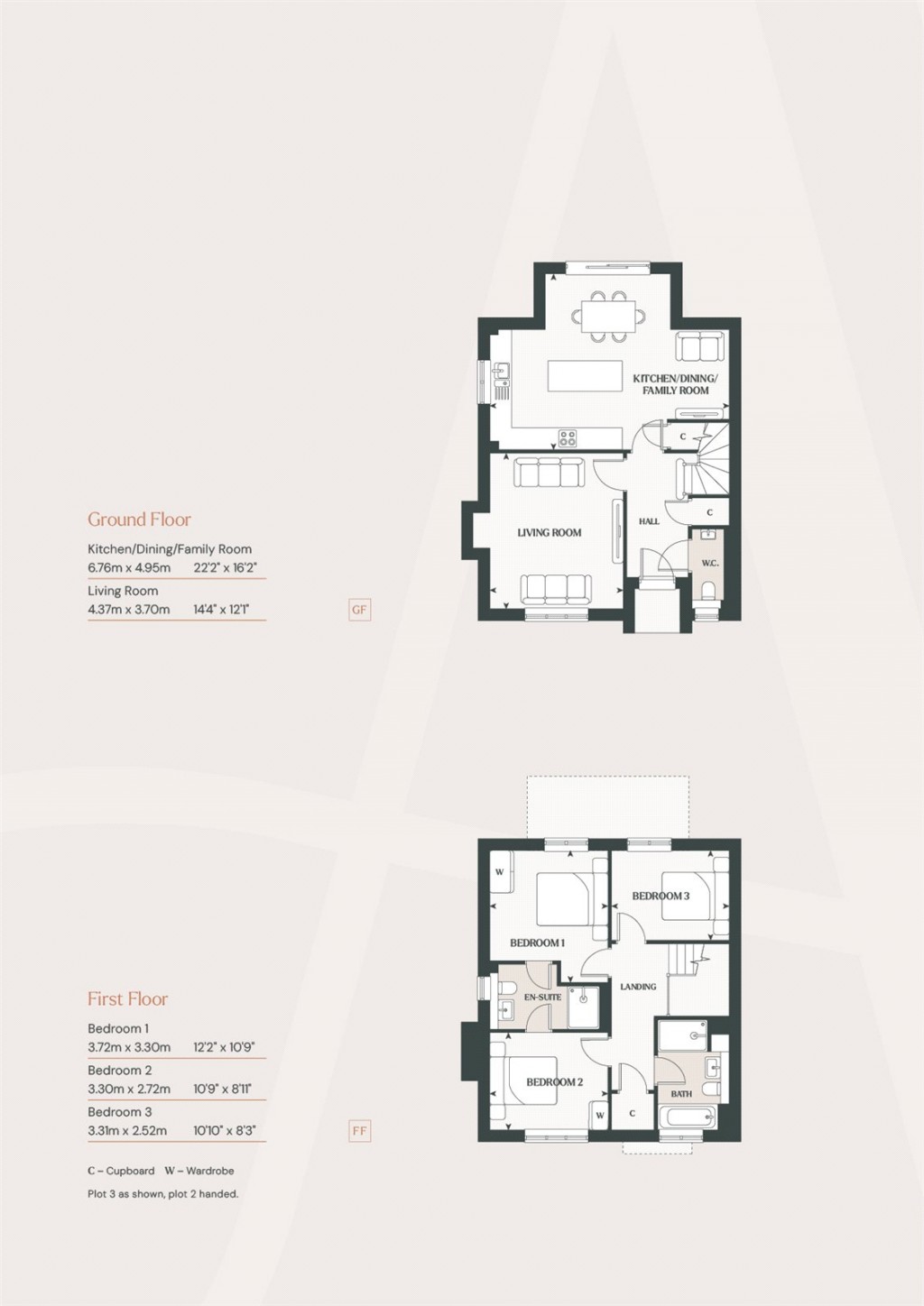 Floorplans For Chiddingfold Road, Dunsfold, Surrey