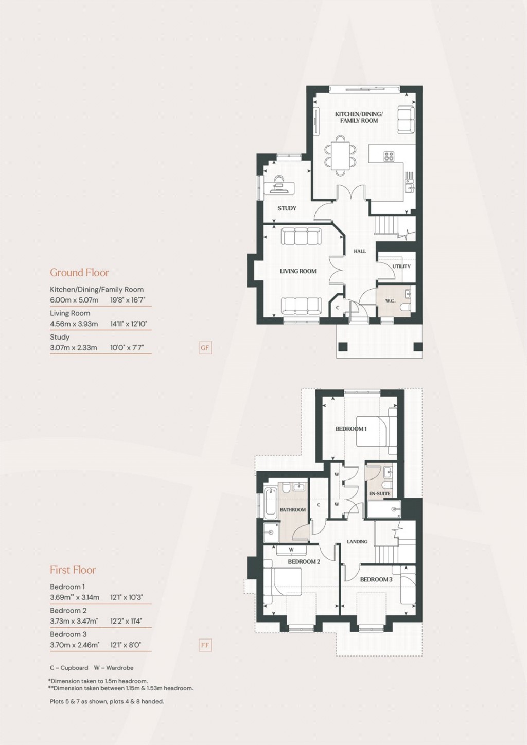 Floorplans For Chiddingfold Road, Dunsfold, Surrey