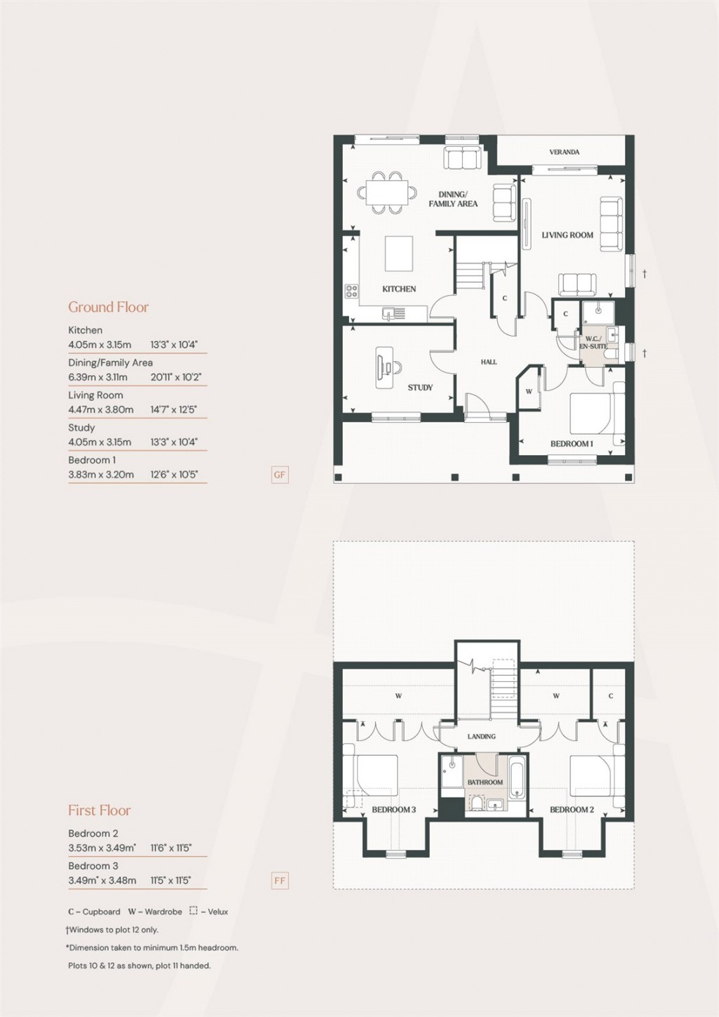 Floorplans For Chiddingfold Road, Dunsfold, Surrey
