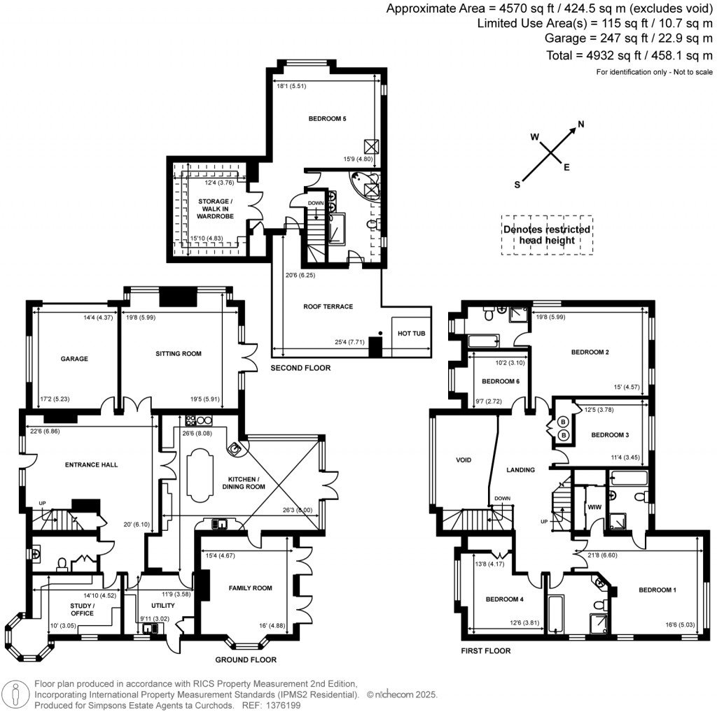 Floorplans For Epsom Road, East Horsley