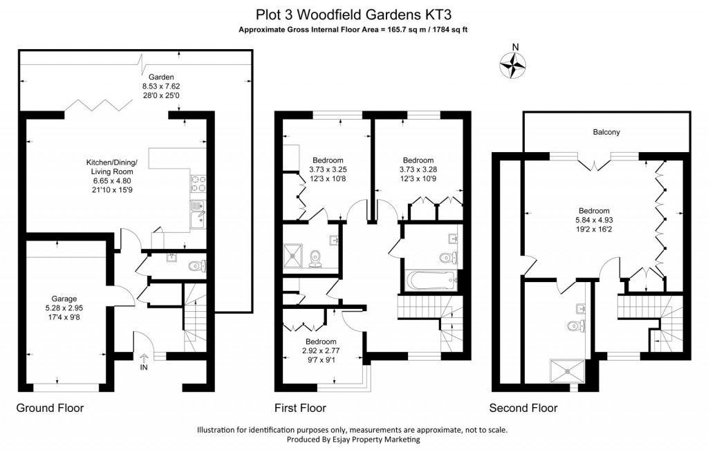 Floorplans For Woodfield Gardens, New Malden