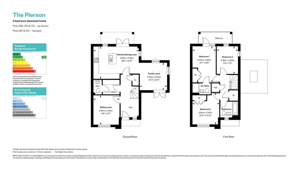Floorplans For Concorde Drive, Weybridge, Surrey