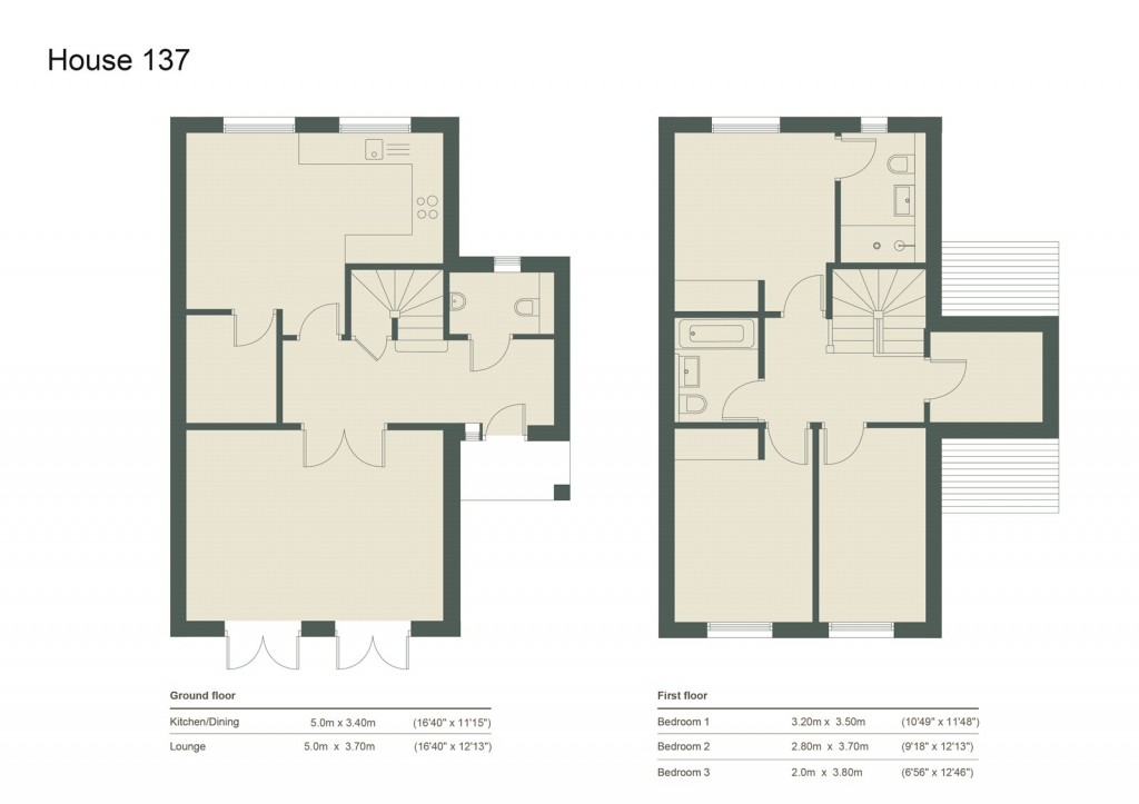 Floorplans For Brookwood, Woking, Surrey