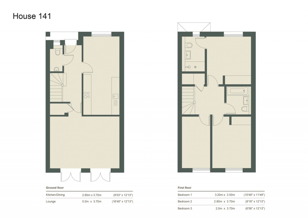 Floorplans For Brookwood, Woking, Surrey