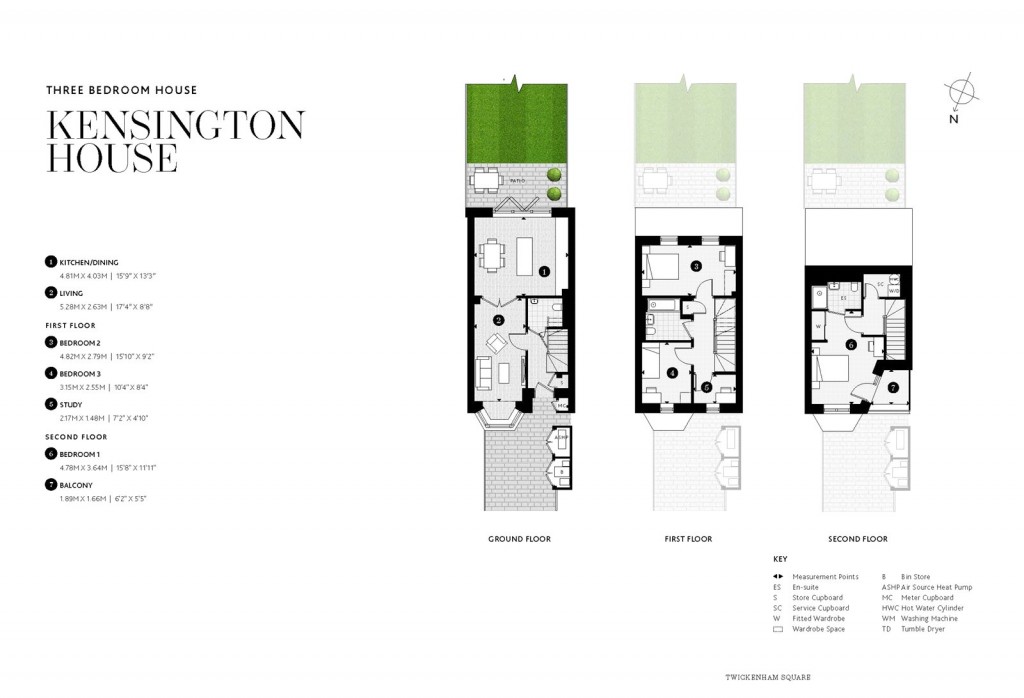 Floorplans For Twickenham Square, Twickenham
