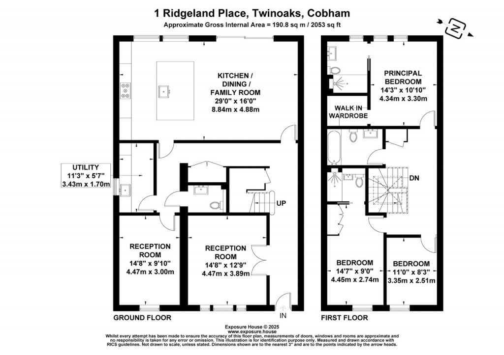 Floorplans For Twinoaks, Cobham, Surrey