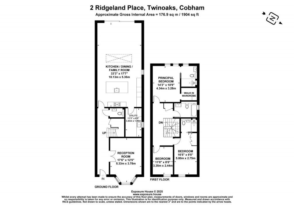 Floorplans For Twinoaks, Cobham, Surrey