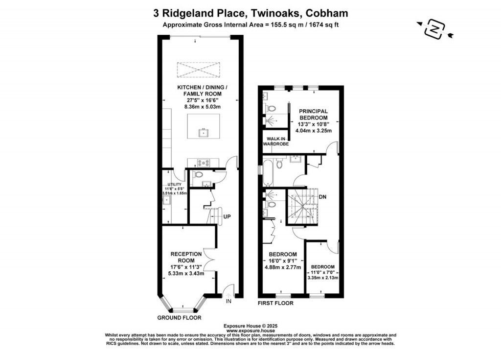 Floorplans For Twinoaks, Cobham, Surrey