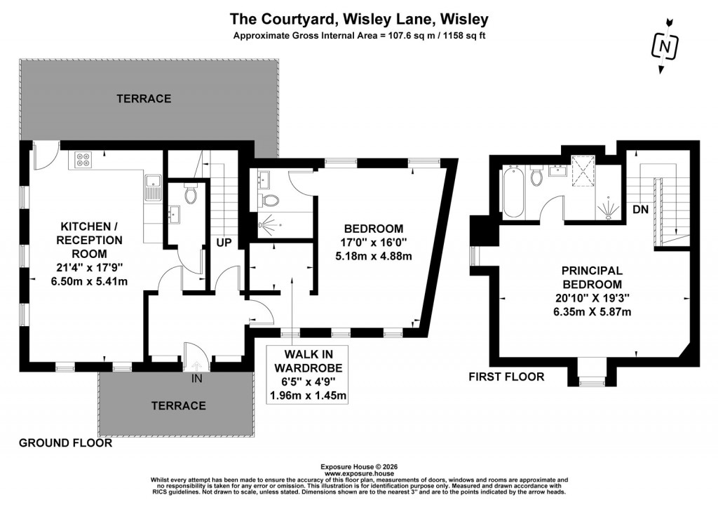 Floorplans For Wisley Lane, Wisley, Surrey