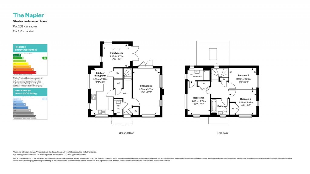 Floorplans For Concorde Drive, Weybridge, Surrey
