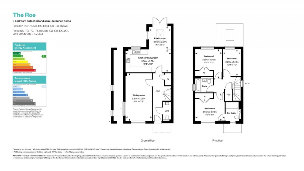 Floorplans For Concorde Drive, Weybridge, Surrey