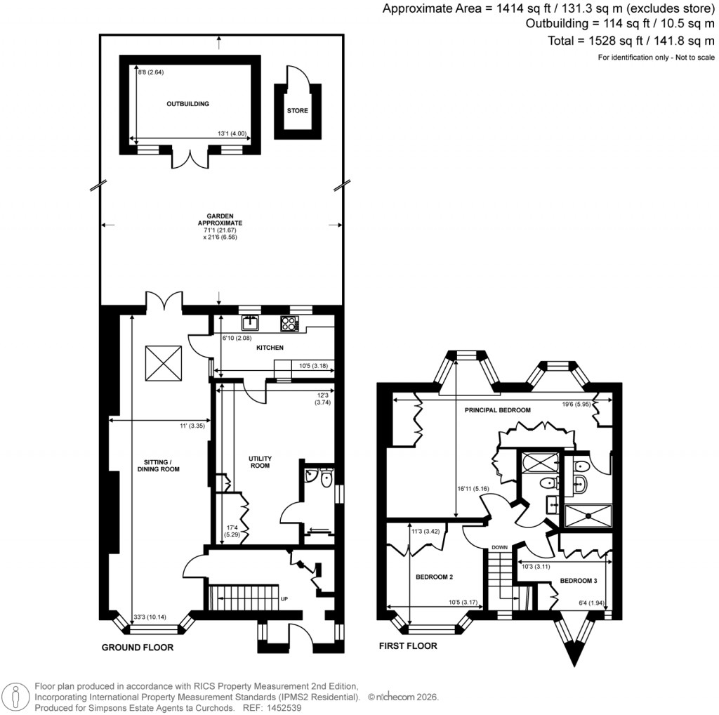 Floorplans For Tudor Drive, Kingston Upon Thames