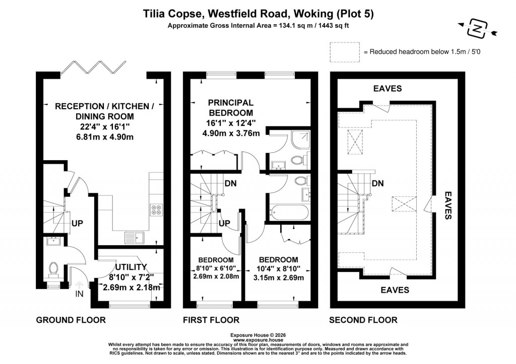 Floorplans For Westfield Road, Woking, Surrey