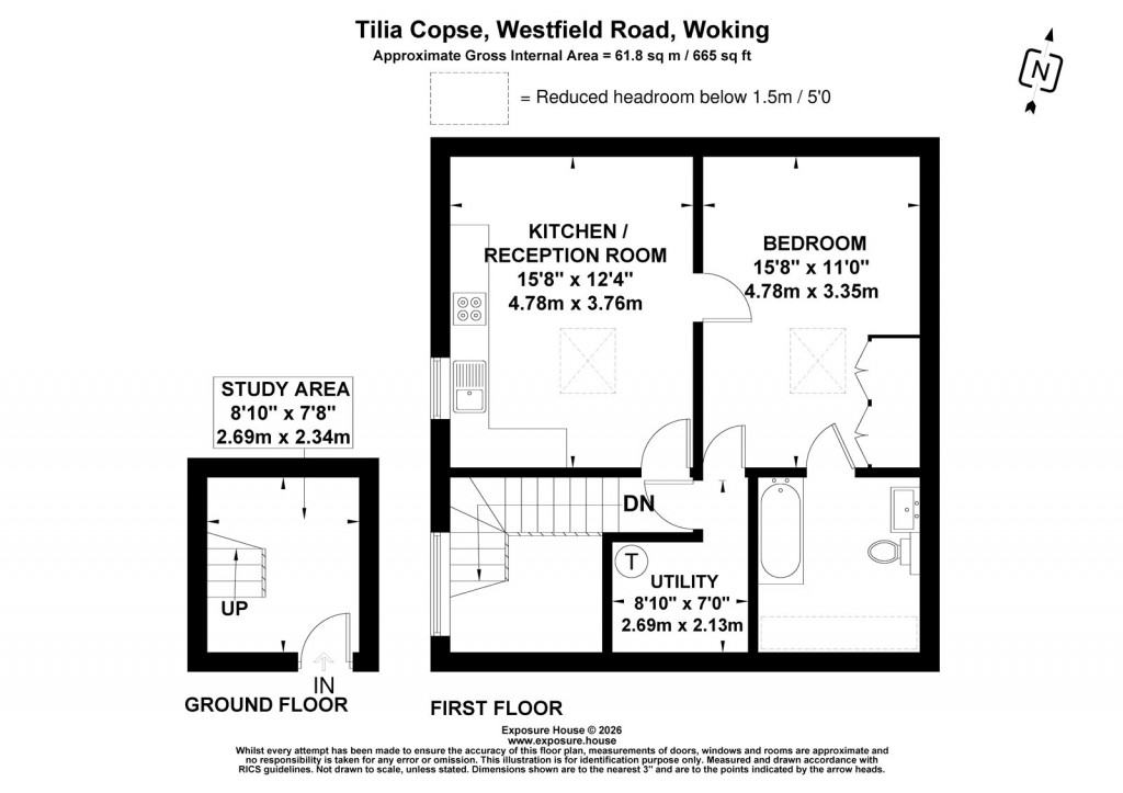Floorplans For Westfield Road, Woking, Surrey