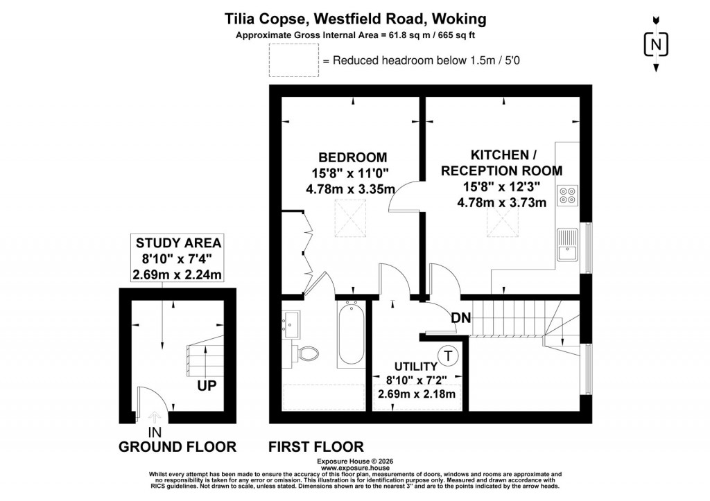 Floorplans For Westfield Road, Woking, Surrey