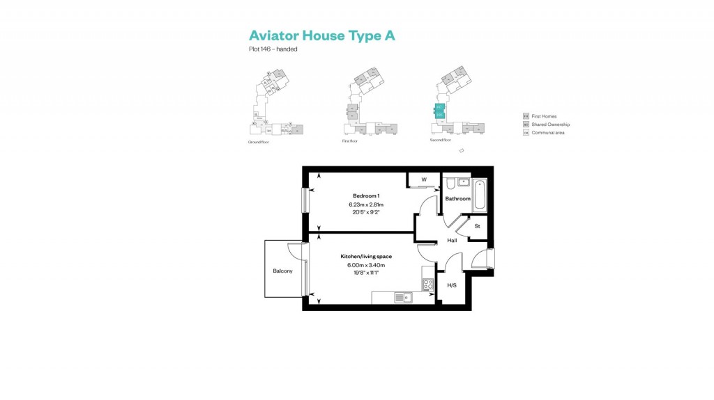 Floorplans For Vanguard Place, Weybridge, Surrey