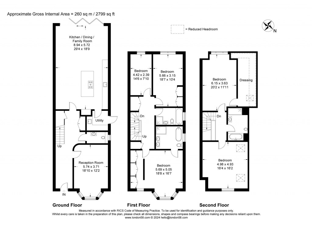 Floorplans For Copsem Lane, Esher, Surrey