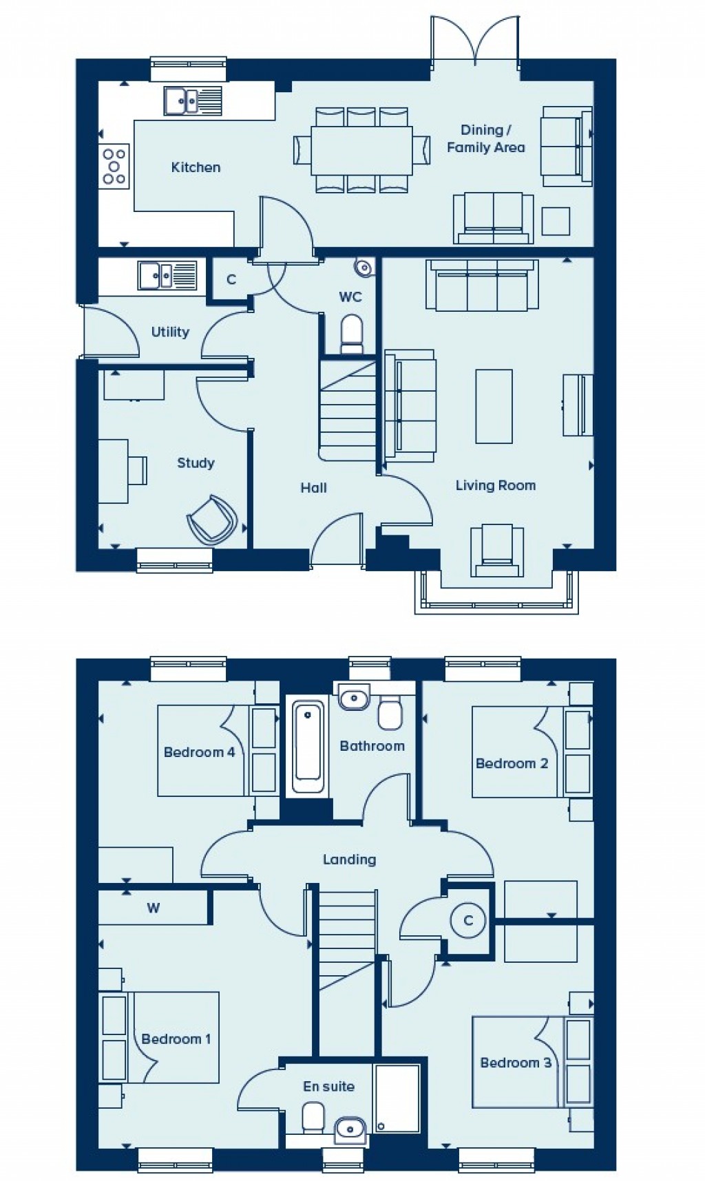 Floorplans For Heybridge, Essex