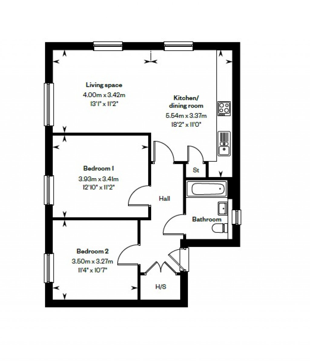 Floorplans For Roman Road, Ingatestone, Essex