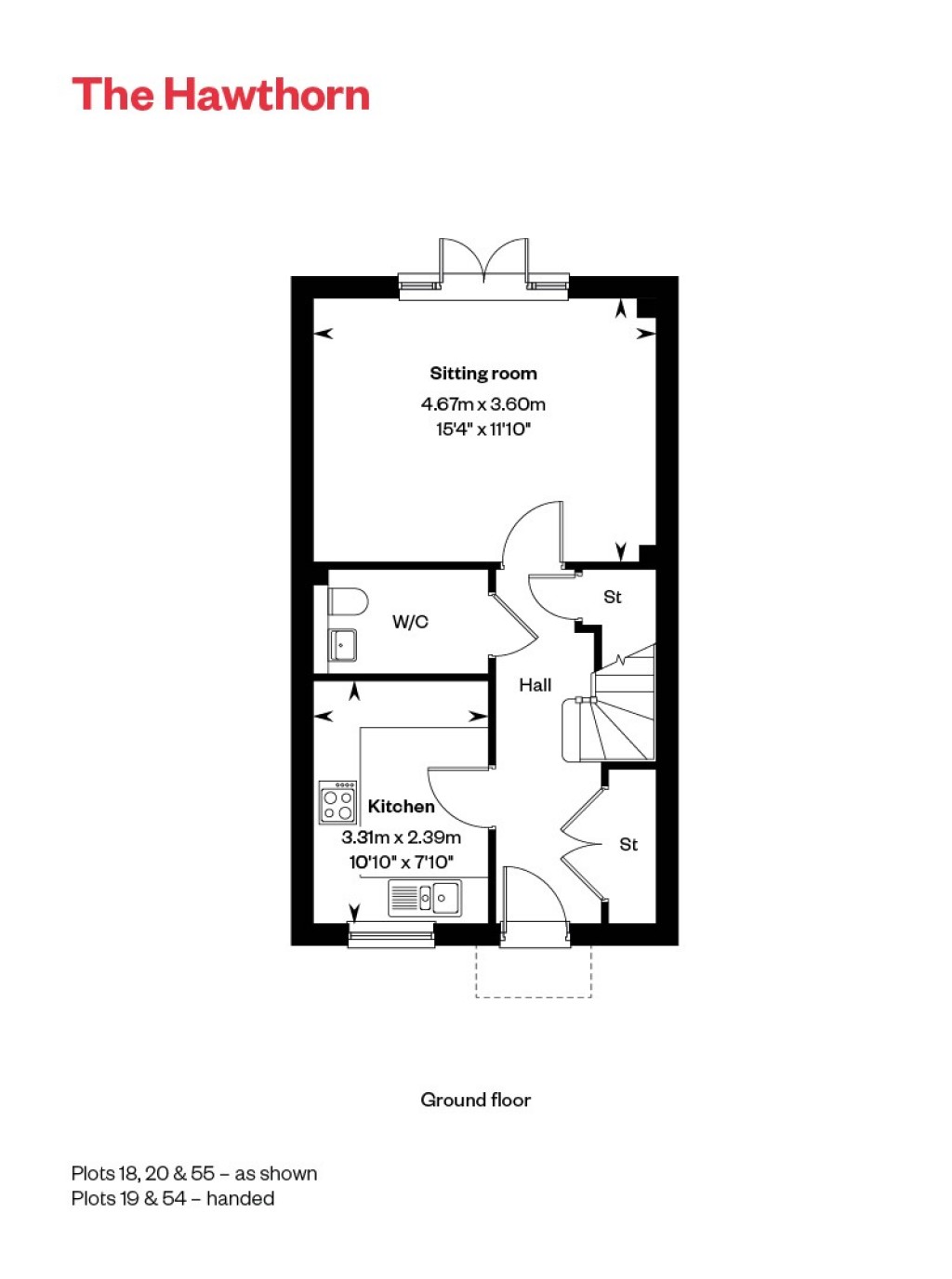 Floorplans For Roman Road, Ingatestone, Essex