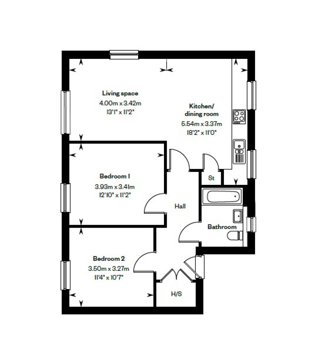 Floorplans For Roman Road, Ingatestone, Essex