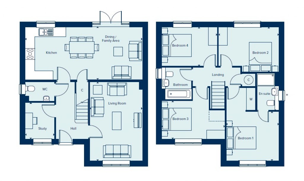 Floorplans For Heybridge, Essex