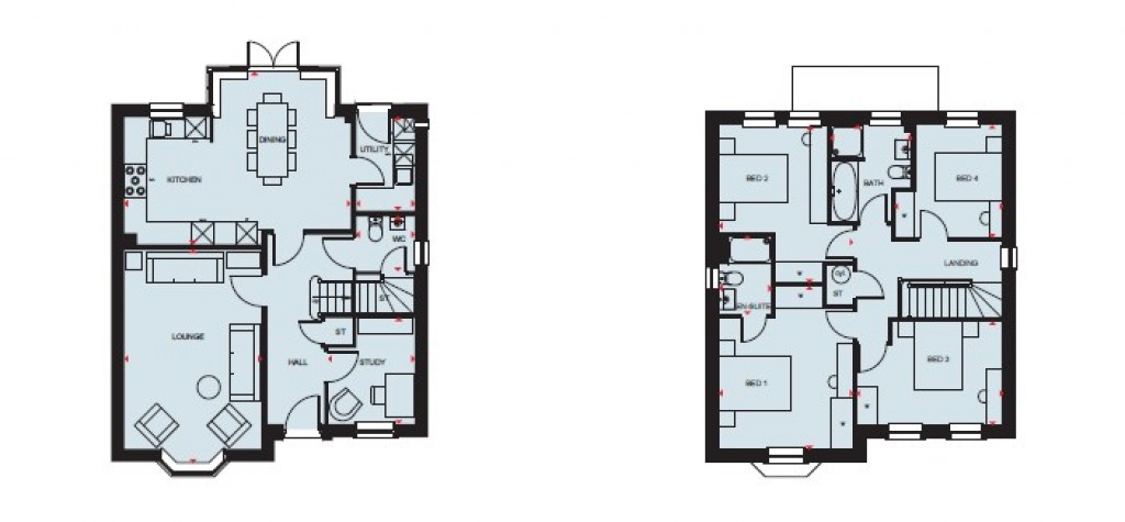 Floorplans For Dunmow, Essex