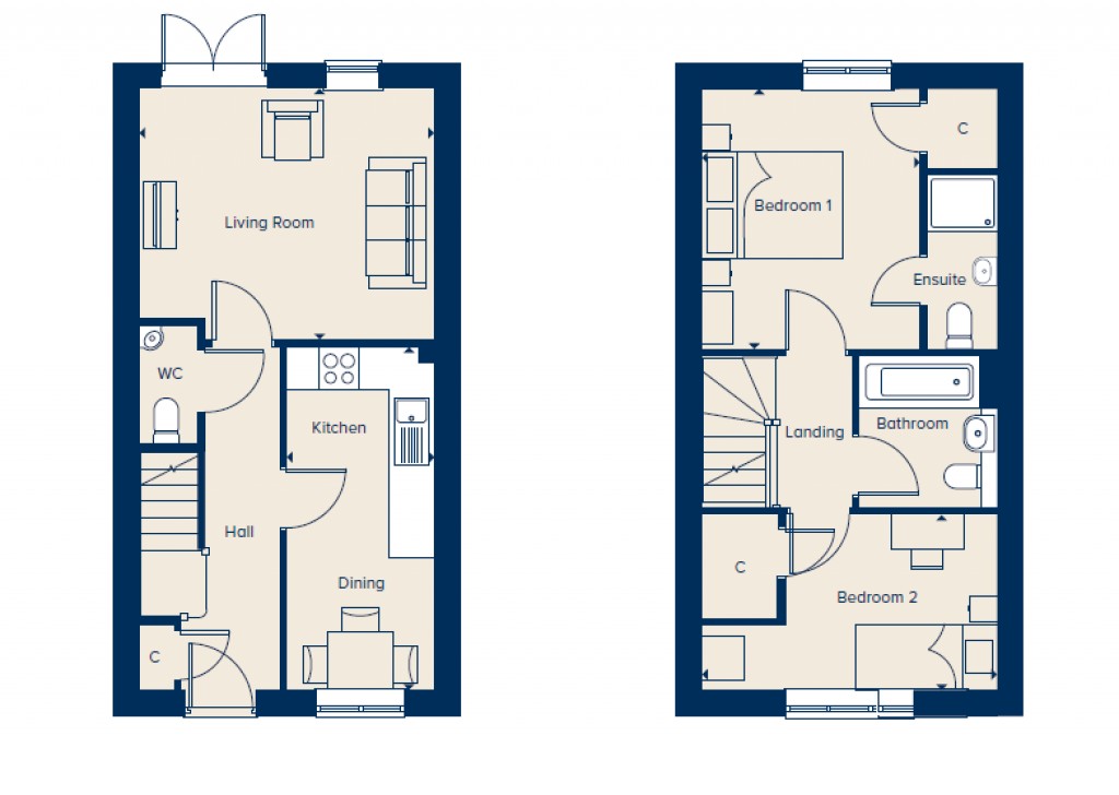 Floorplans For Arden Oaks, Brentwood, Essex