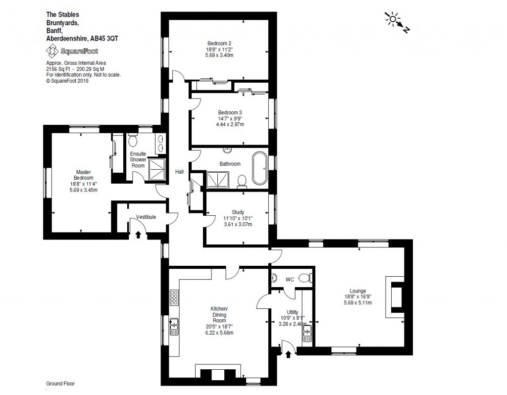Floorplans For Balhagan Equestrian, Bruntyards, Banff