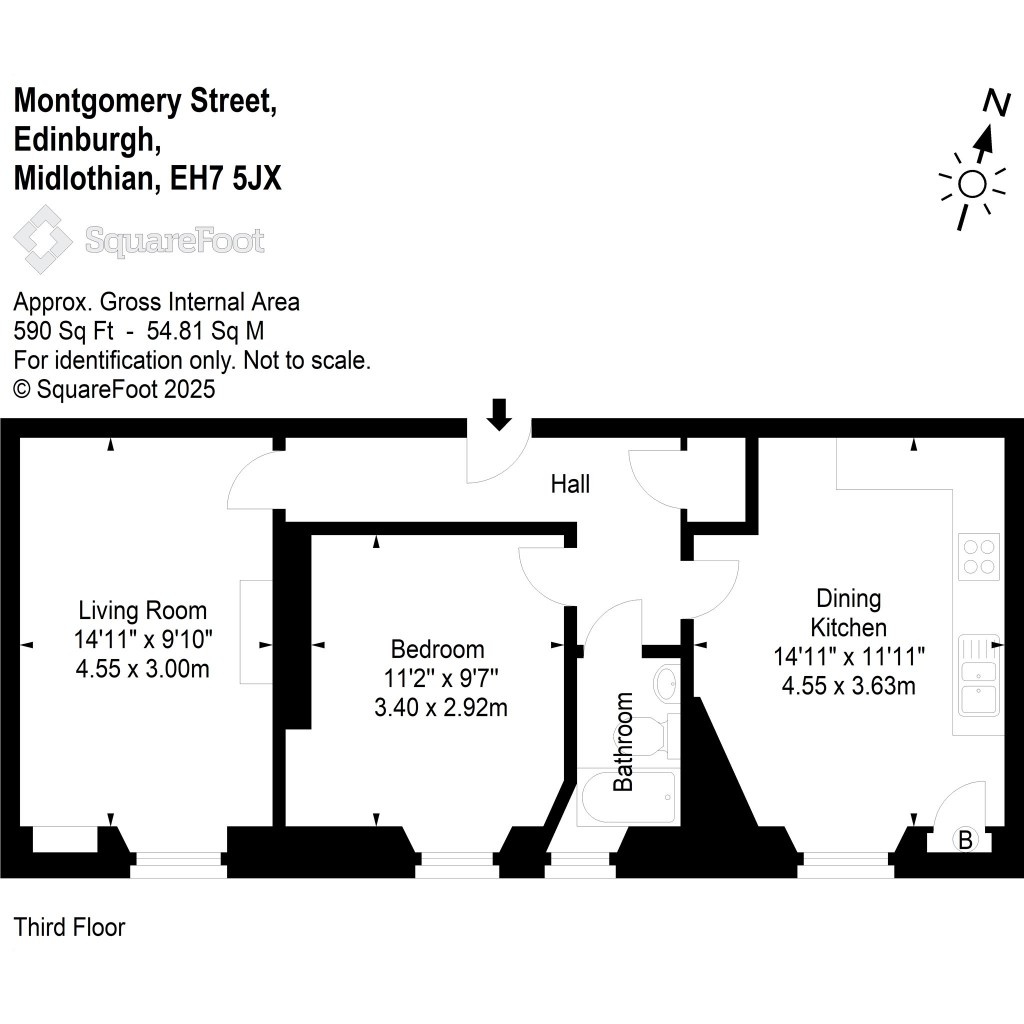Floorplans For Hillside, City Of Edinburgh
