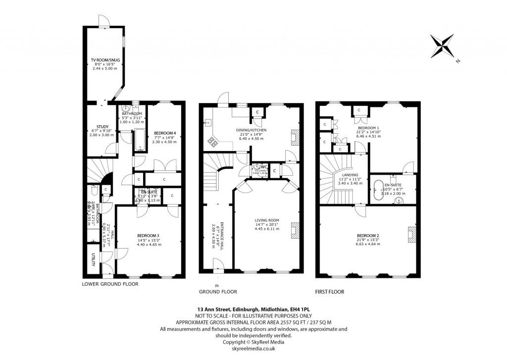 Floorplans For Edinburgh, Midlothian