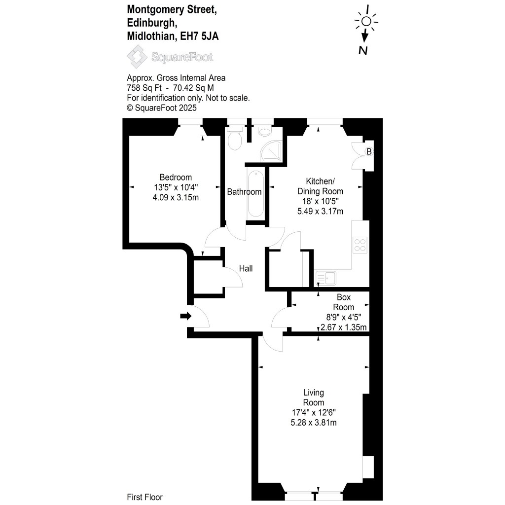 Floorplans For Hillside, Edinburgh
