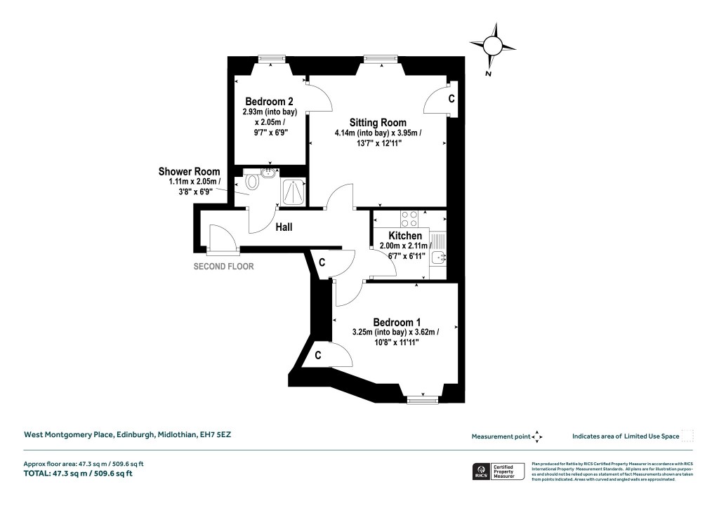 Floorplans For Hillside, Edinburgh
