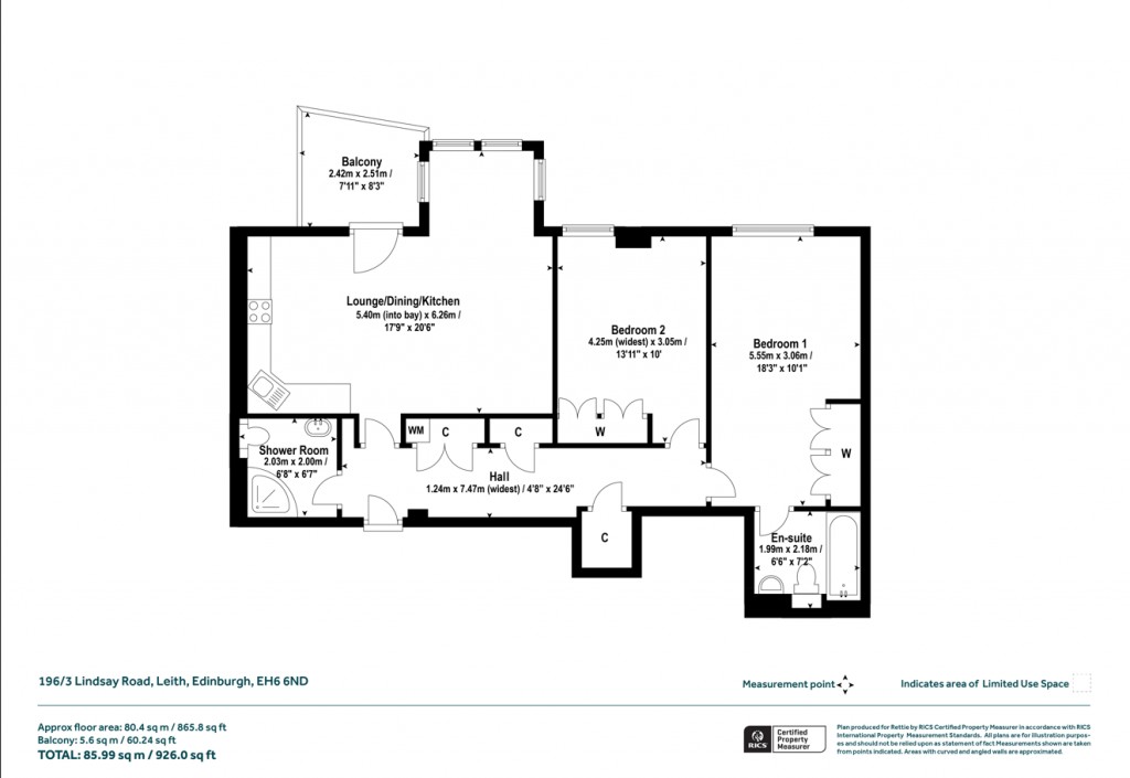 Floorplans For Leith, Edinburgh